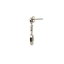 925 Silver Rhodium Plated Cubic Zirconia Set Studs