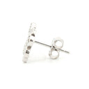925 Silver Rhodium Plated Cubic Zirconia Set Studs