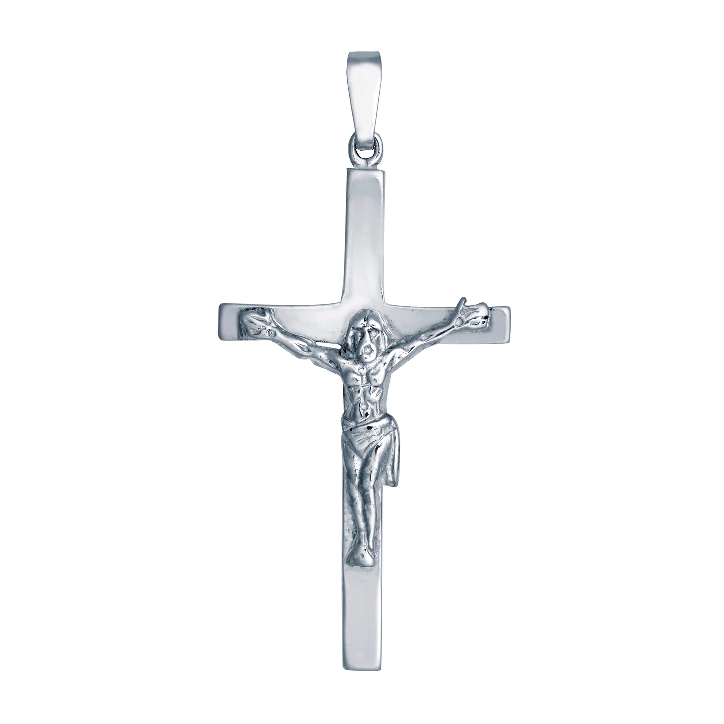 925 Silver Stamped Crucifix