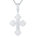 925 Silver Cubic Zirconia Set Cross