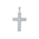 925 Silver Cubic Zirconia Set Cross