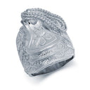 925 Silver Saddle Ring