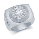 925 Silver Cubic Zirconia Set Watch Bracelet Ring