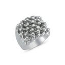 925 Silver Five Row Keeper Ring