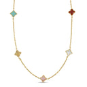 Venetian Princess Pendant with Colored Stones