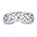925 Silver Weave Toe Ring