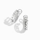 White Gold Diamond Post Earrings