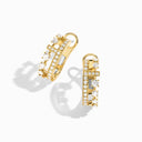 18 Karat Gold Diamond Post Earrings