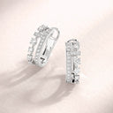 White Gold Diamond Post Earrings