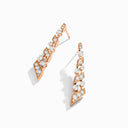 Rose Gold Diamond Drop Earrings