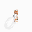Avenues Single Cuff Earring Rose Gold Diamond