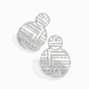 Avenues Statement Earrings White Gold Diamond
