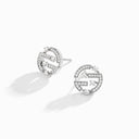 Diamond Stud Earrings White Gold