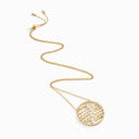 Avenues Luxe Opera Length Chain Necklace Yellow Gold Diamond