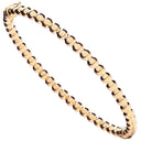 Yellow Gold Fancy Beaded Bangle