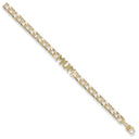 Yellow Gold Casted Mum Bracelet