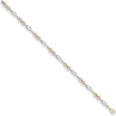 White & Yellow Gold Fancy Bracelet