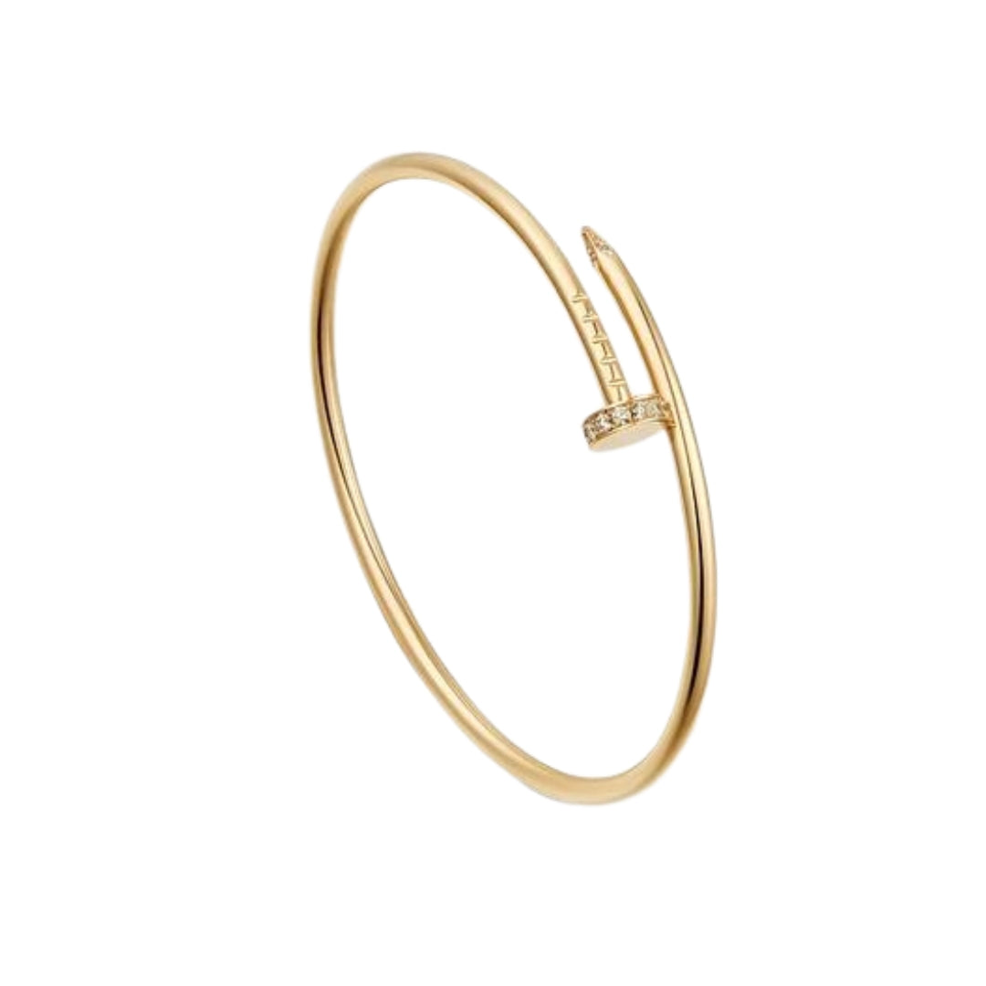 Juste Un Clou Diamond Tip Small Bracelet 18K Yellow Gold