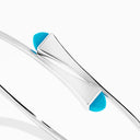 18K White Gold Wire Slip-On Bracelet