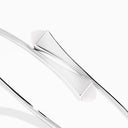 18K White Gold Wire Slip-On Bracelet