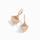 Rose Gold Diamond Drop Earrings