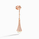 Rose Gold Diamond Teardrop Earrings
