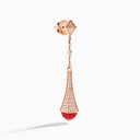 Rose Gold Diamond Teardrop Earrings