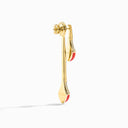 18 Karat Gold Diamond Drop Earrings