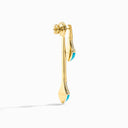 18 Karat Gold Diamond Drop Earrings