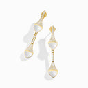 18 Karat Gold Diamond Drop Earrings