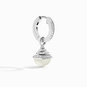 18 Karat Gold Mini Rev Diamond Drop Earrings