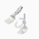 18 Karat Gold Mini Rev Diamond Drop Earrings