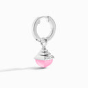 18 Karat Gold Mini Rev Diamond Drop Earrings