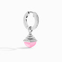 18 Karat Gold Mini Rev Diamond Drop Earrings