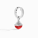 18 Karat Gold Mini Rev Diamond Drop Earrings