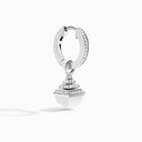 18 Karat Gold Mini Rev Diamond Drop Earrings