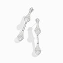 White Gold Diamond Drop Earrings