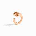 Cleo Venus Gold Midi Earrings Rose Gold White Agate