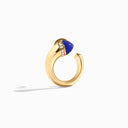 Cleo Venus Gold Midi Earrings Yellow Gold White Agate