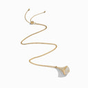 Cleo Rev Luxe Midi Full Diamond Pendant Necklace Yellow Gold Diamond