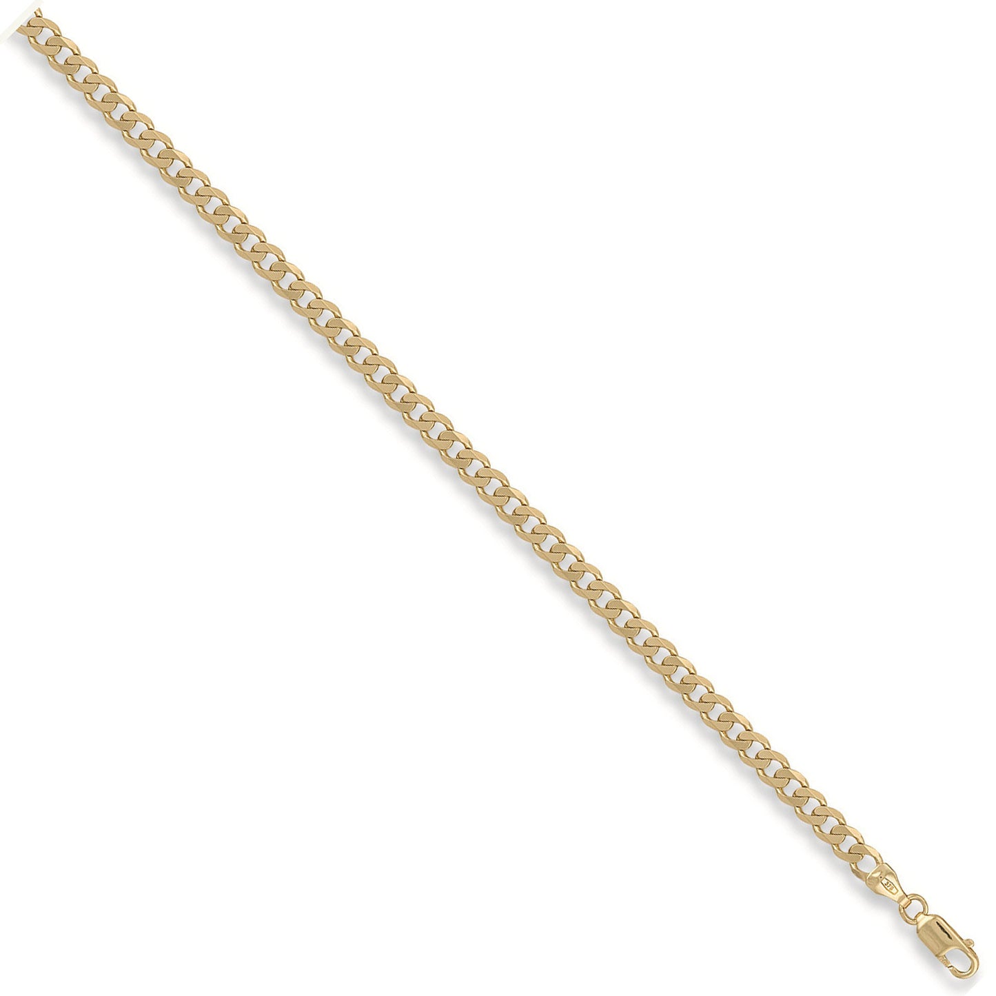 Yellow Gold 4.6mm Curb Chain - 9ct Gold