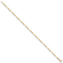 Yellow Gold 2.7mm Economy Figaro Chain