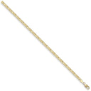 Yellow Gold 3.0mm Flat Anchor Chain