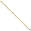 Yellow Gold 3.7mm Flat Anchor Chain