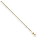 Yellow Gold 1.2mm Traditional Classic Curb Chain
