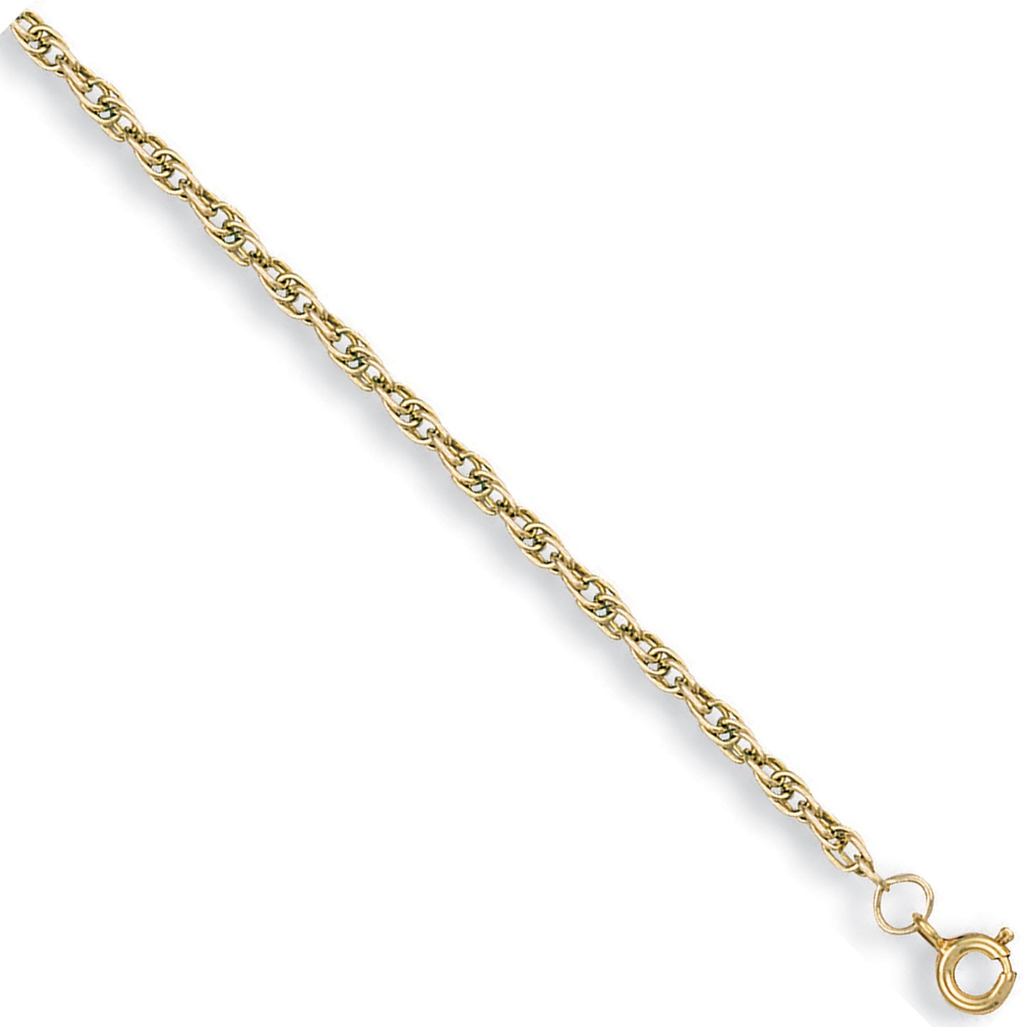 Yellow Gold 3.3mm Prince of Wales Chain - 9ct Gold