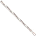 White Gold 5.5mm Curb Chain