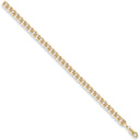Yellow Gold 5.5mm Flat Curb Chain