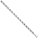 White Gold 5.6mm Hollow Prince of Wales Chain