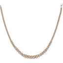 Yellow Gold Graduated Panther Collerette